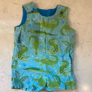 Alligator Romper/John John
